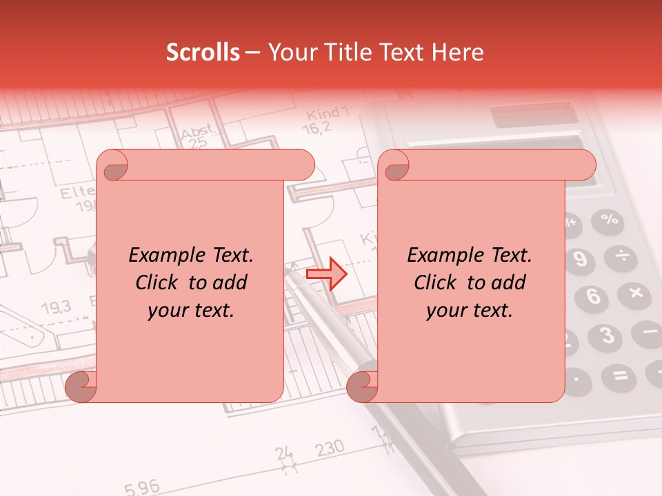 Filler Blueprint Nursery PowerPoint Template