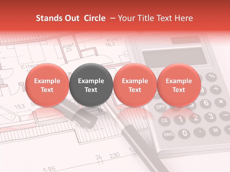 Filler Blueprint Nursery PowerPoint Template