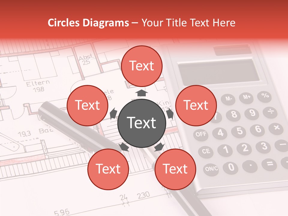 Filler Blueprint Nursery PowerPoint Template