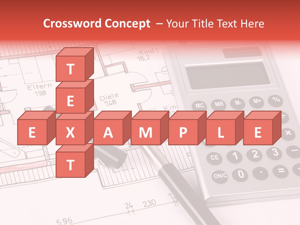 Filler Blueprint Nursery PowerPoint Template