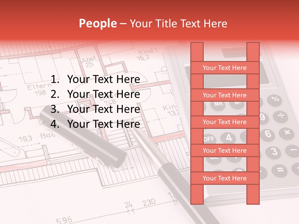 Filler Blueprint Nursery PowerPoint Template