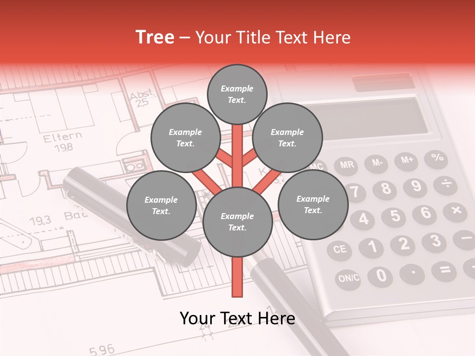 Filler Blueprint Nursery PowerPoint Template