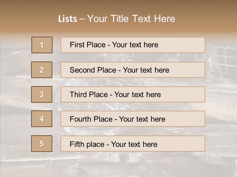 Money Philharmonic Stock PowerPoint Template