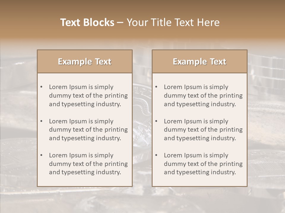 Money Philharmonic Stock PowerPoint Template