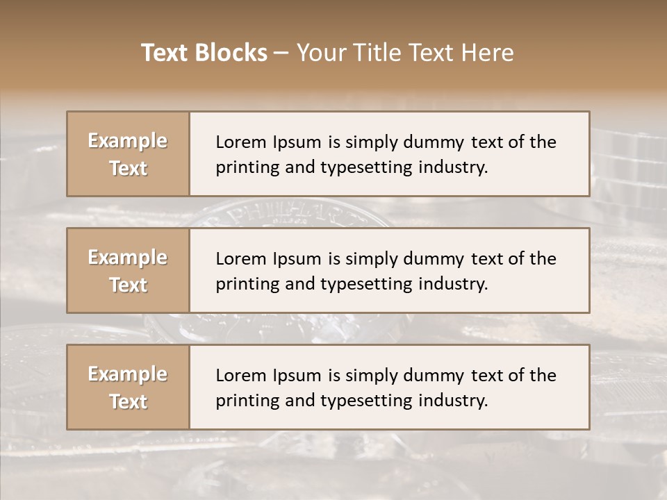 Money Philharmonic Stock PowerPoint Template