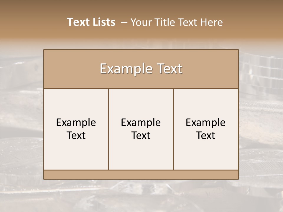 Money Philharmonic Stock PowerPoint Template