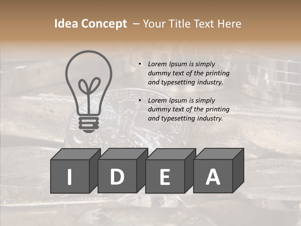 Money Philharmonic Stock PowerPoint Template