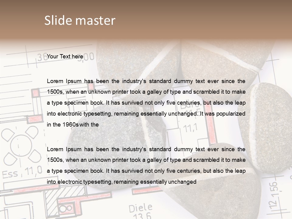 Announcement House Building Renovation PowerPoint Template