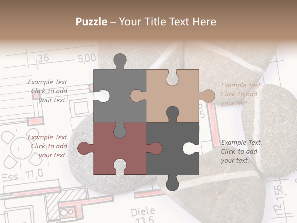 Announcement House Building Renovation PowerPoint Template