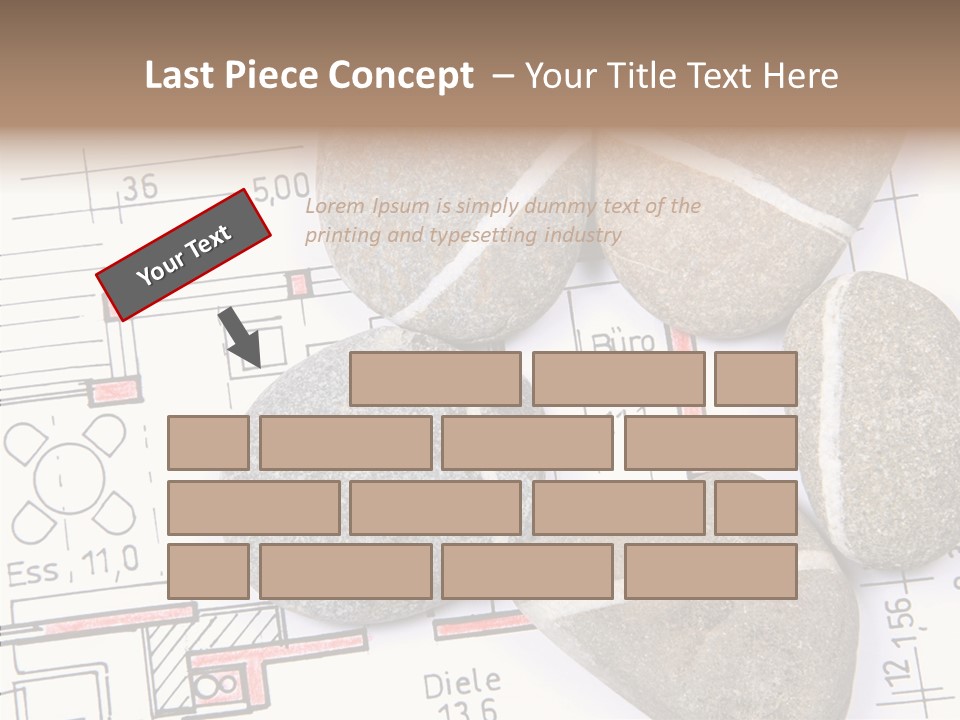 Announcement House Building Renovation PowerPoint Template