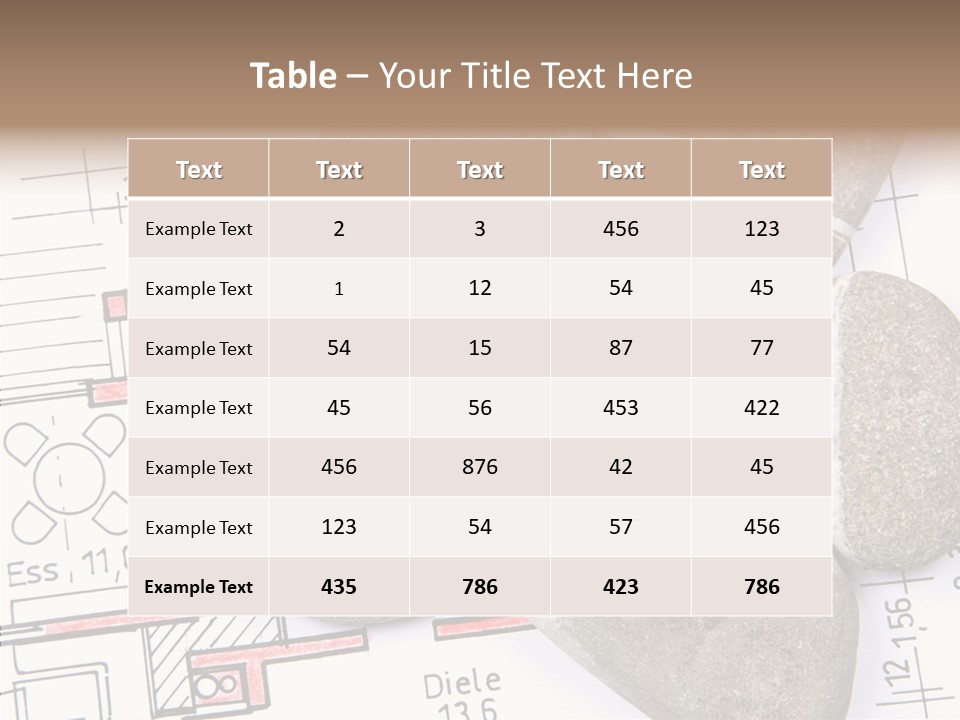 Announcement House Building Renovation PowerPoint Template