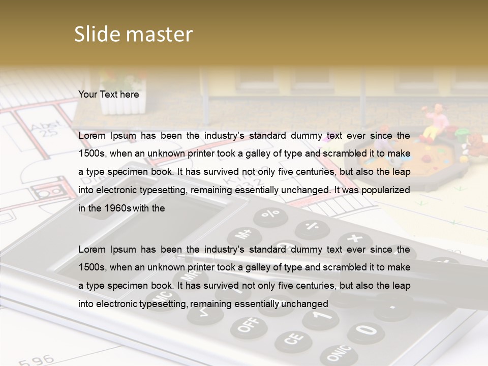 Archive Engineer Map PowerPoint Template