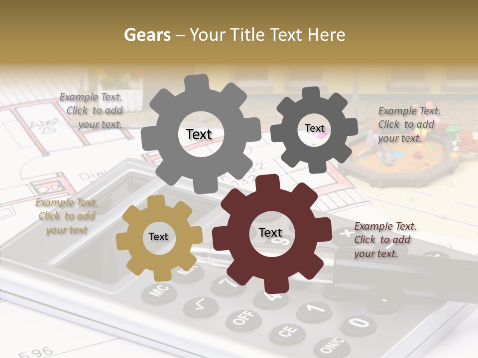 Archive Engineer Map PowerPoint Template