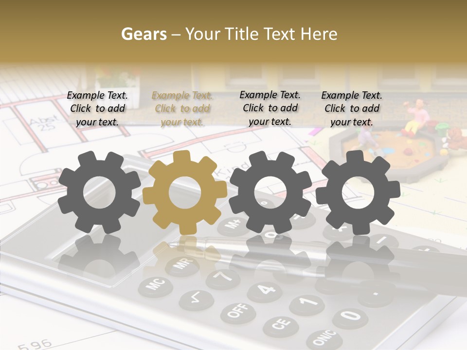 Archive Engineer Map PowerPoint Template