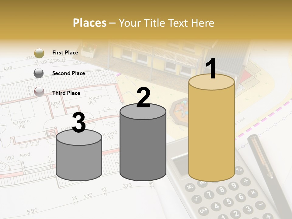 Solar Design Label PowerPoint Template