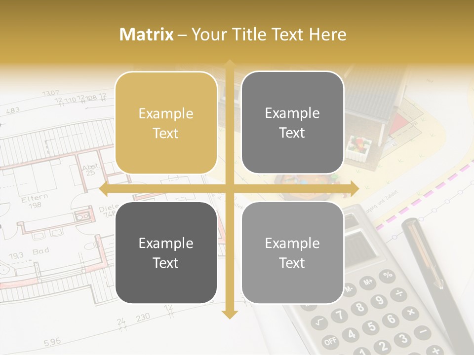 Solar Design Label PowerPoint Template