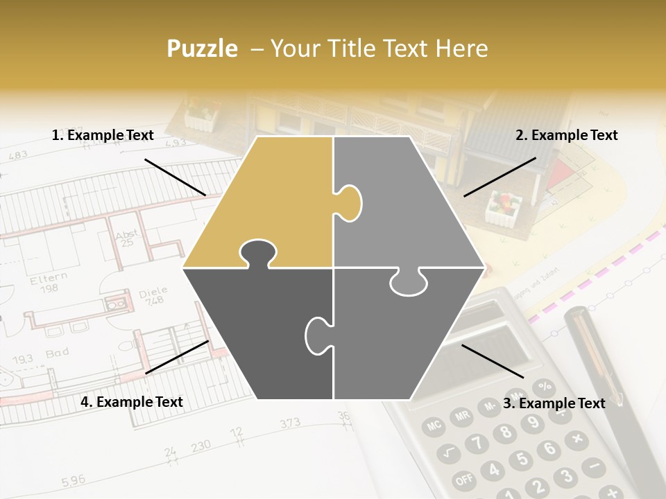 Solar Design Label PowerPoint Template
