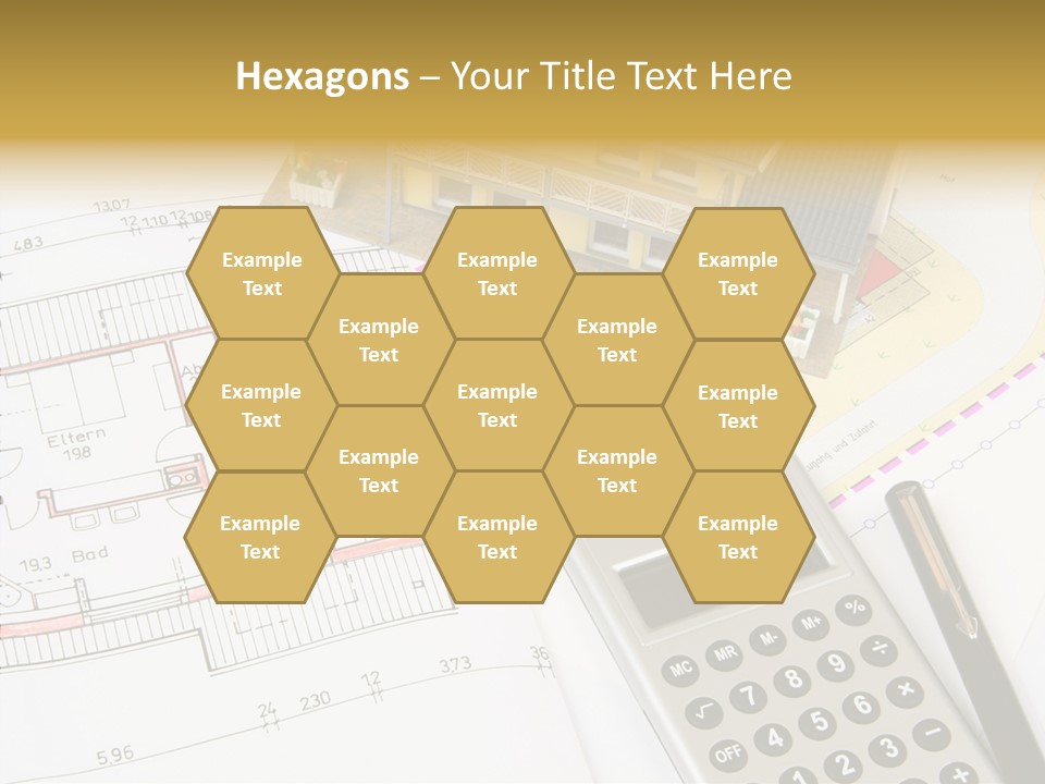Solar Design Label PowerPoint Template