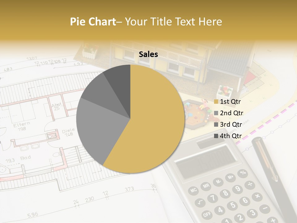 Solar Design Label PowerPoint Template