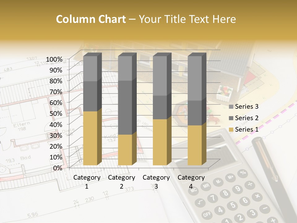 Solar Design Label PowerPoint Template