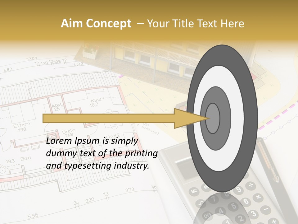 Solar Design Label PowerPoint Template