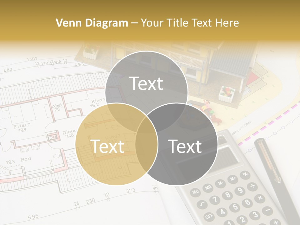 Solar Design Label PowerPoint Template