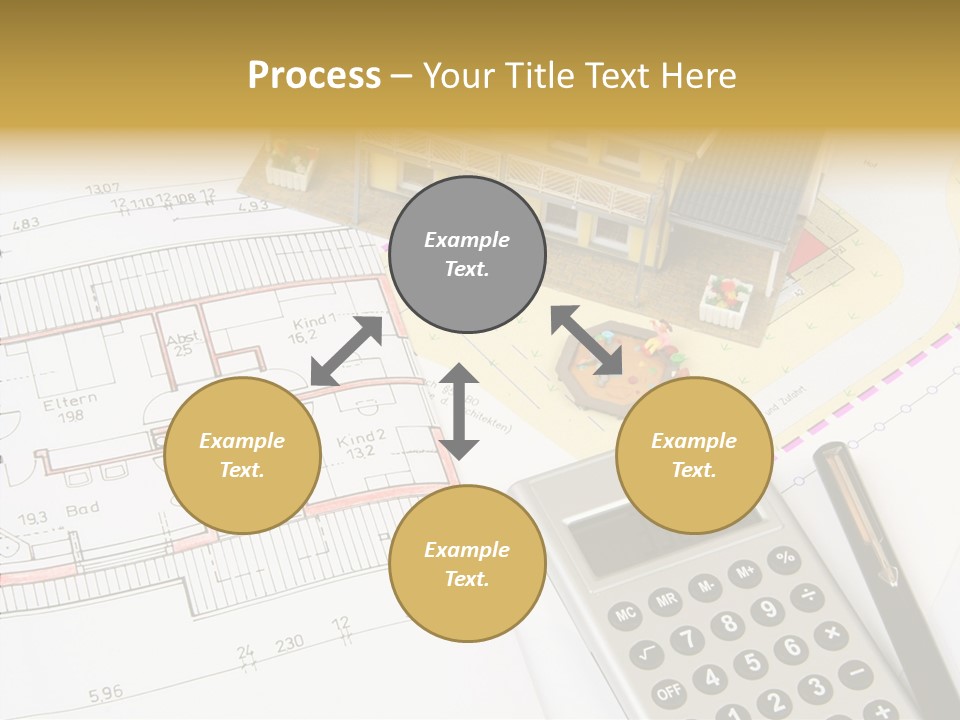 Solar Design Label PowerPoint Template