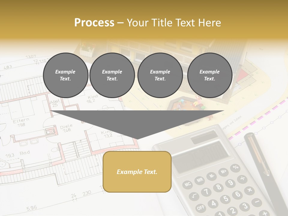 Solar Design Label PowerPoint Template