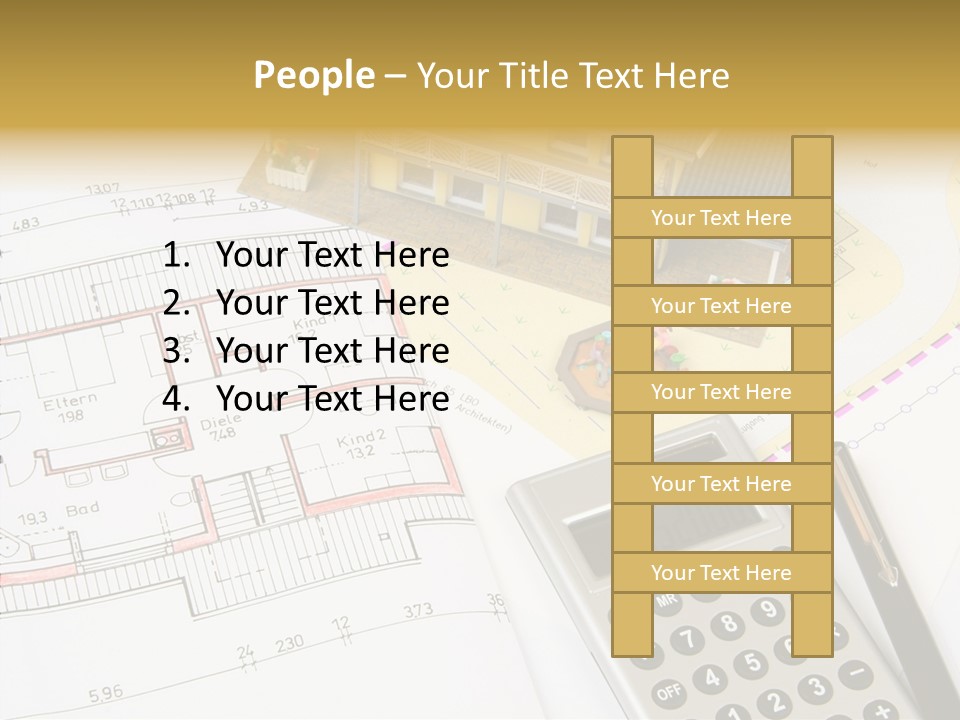 Solar Design Label PowerPoint Template