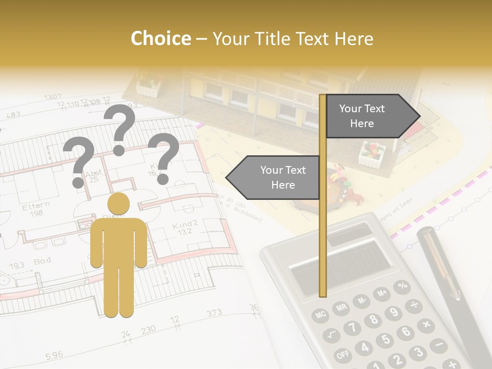 Solar Design Label PowerPoint Template