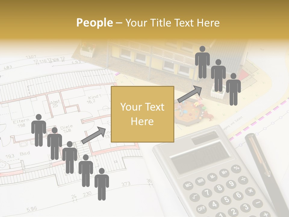 Solar Design Label PowerPoint Template
