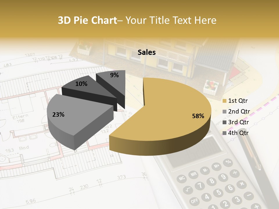 Solar Design Label PowerPoint Template