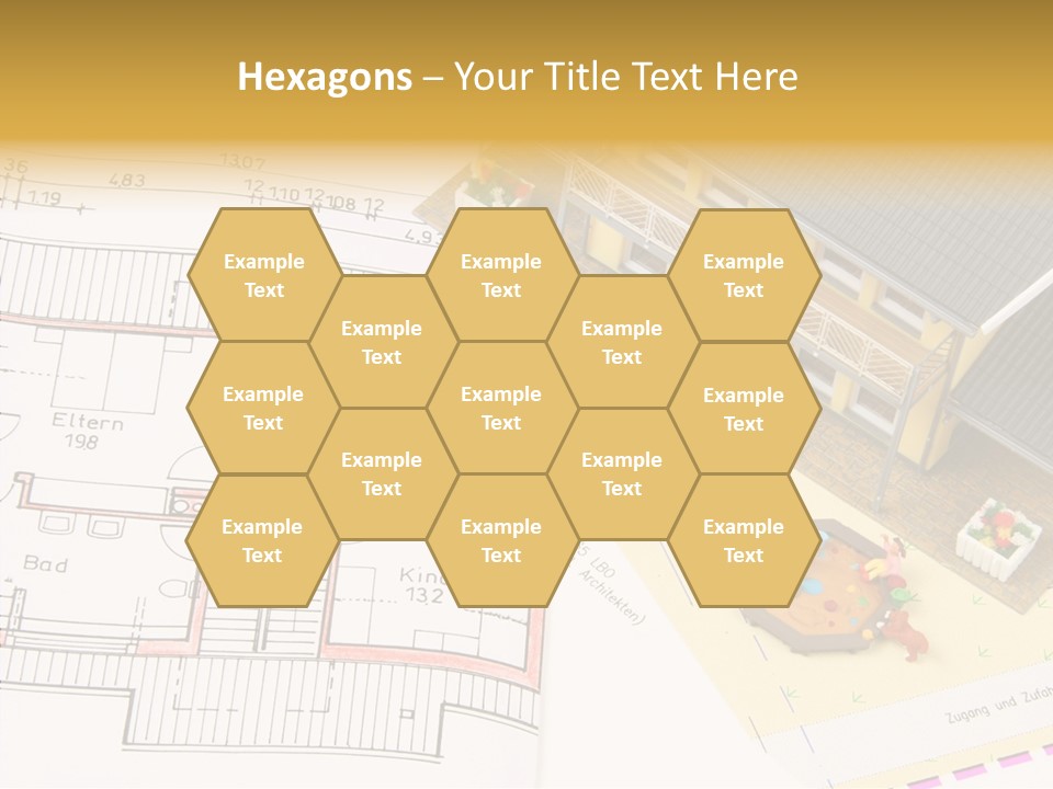 Alternative Energy Architecture Model Blueprint PowerPoint Template