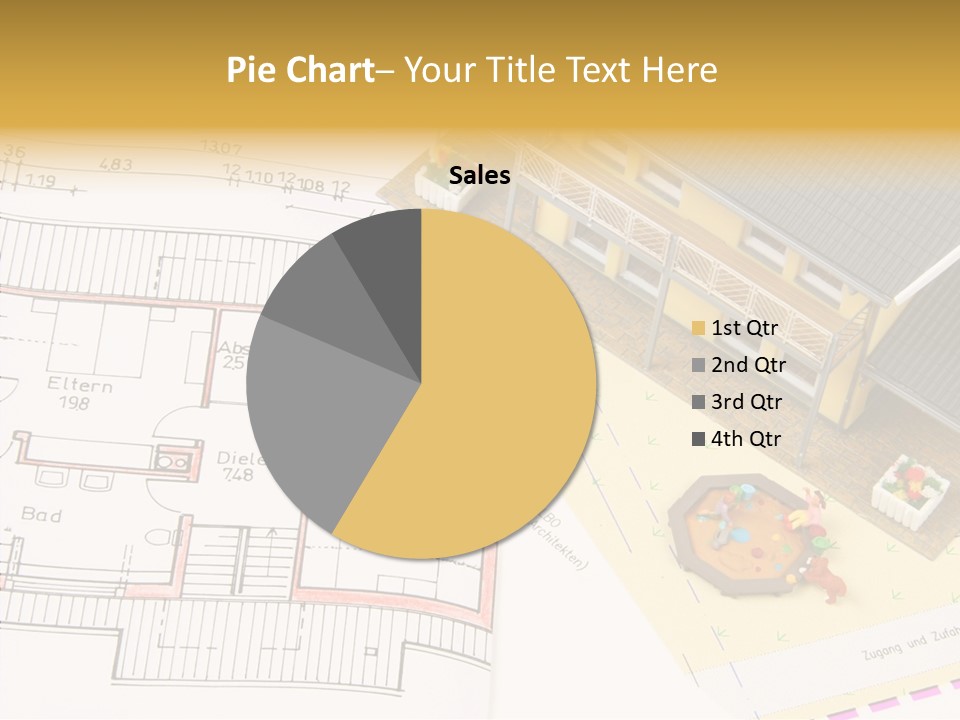 Alternative Energy Architecture Model Blueprint PowerPoint Template