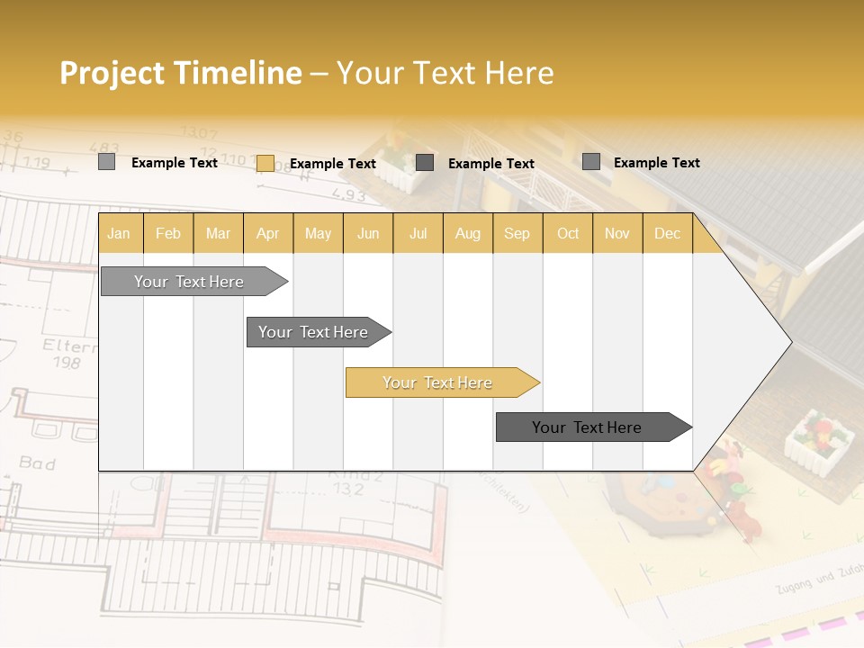 Alternative Energy Architecture Model Blueprint PowerPoint Template