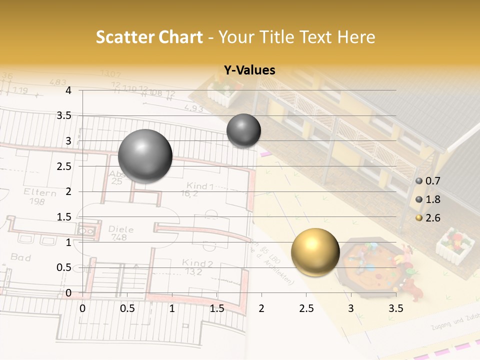 Alternative Energy Architecture Model Blueprint PowerPoint Template