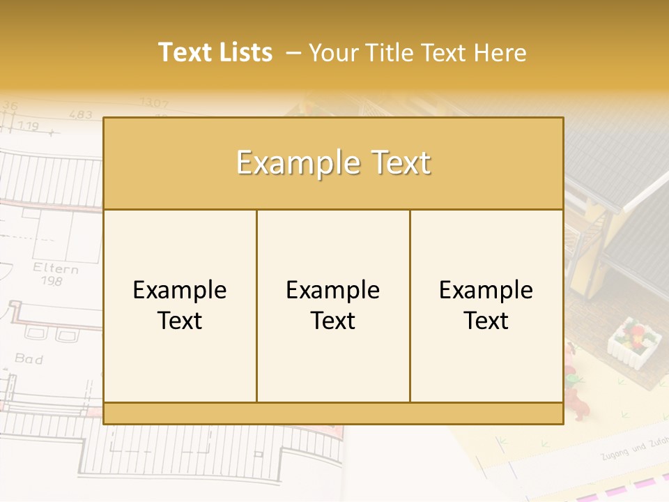Alternative Energy Architecture Model Blueprint PowerPoint Template