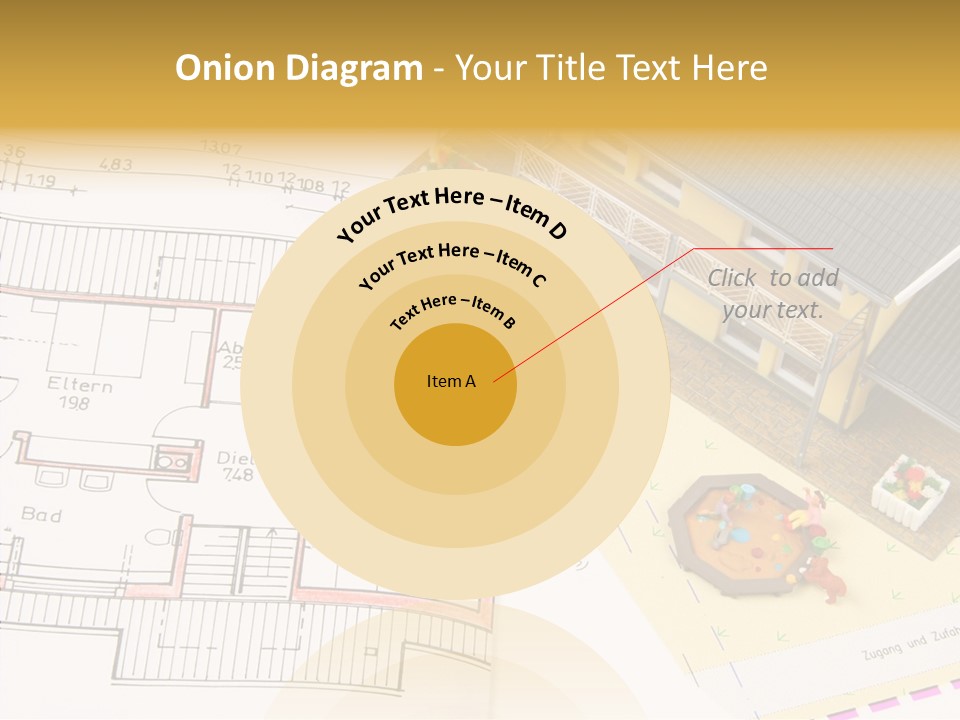 Alternative Energy Architecture Model Blueprint PowerPoint Template