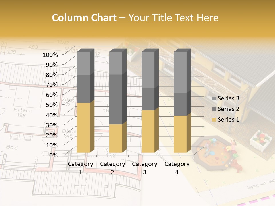 Alternative Energy Architecture Model Blueprint PowerPoint Template