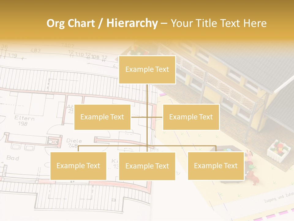 Alternative Energy Architecture Model Blueprint PowerPoint Template