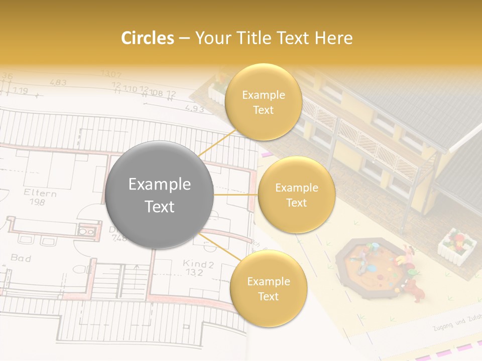 Alternative Energy Architecture Model Blueprint PowerPoint Template