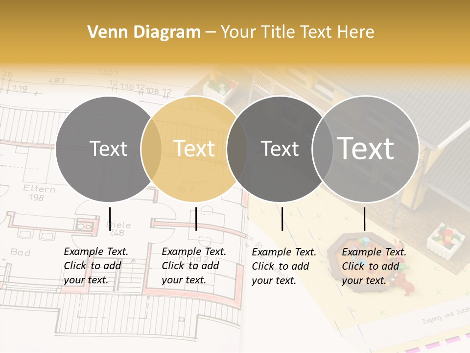 Alternative Energy Architecture Model Blueprint PowerPoint Template