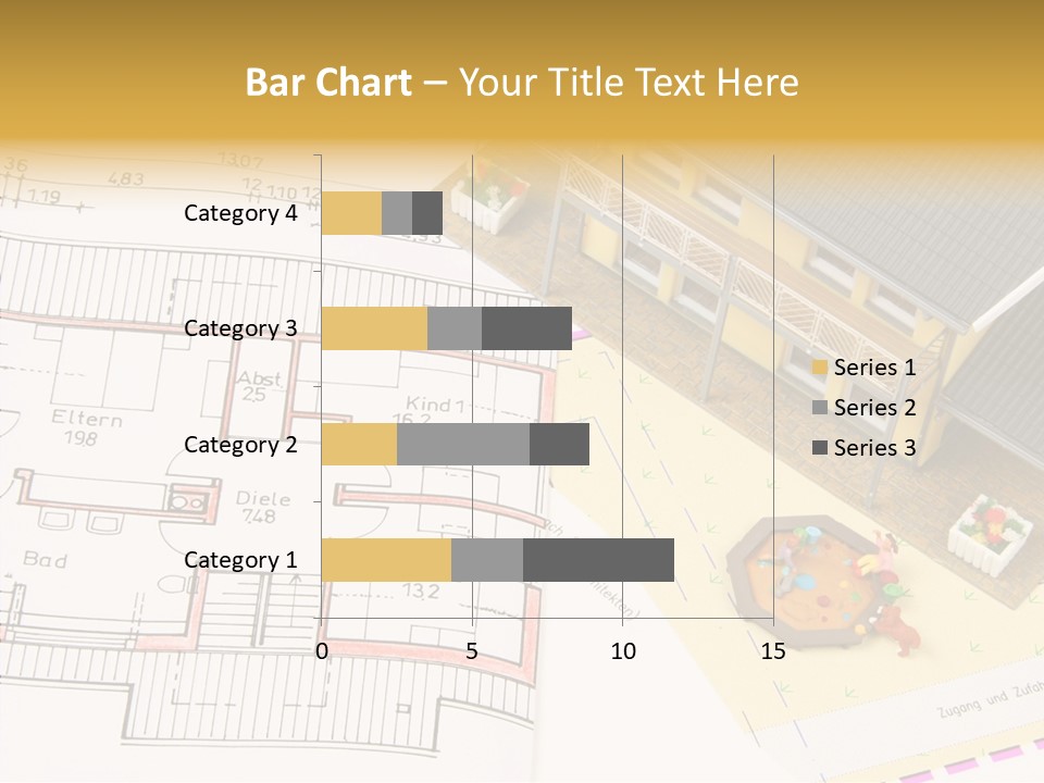 Alternative Energy Architecture Model Blueprint PowerPoint Template