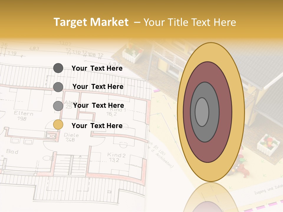 Alternative Energy Architecture Model Blueprint PowerPoint Template