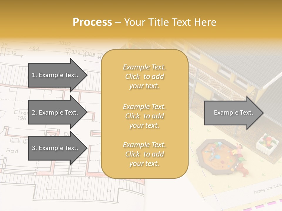 Alternative Energy Architecture Model Blueprint PowerPoint Template