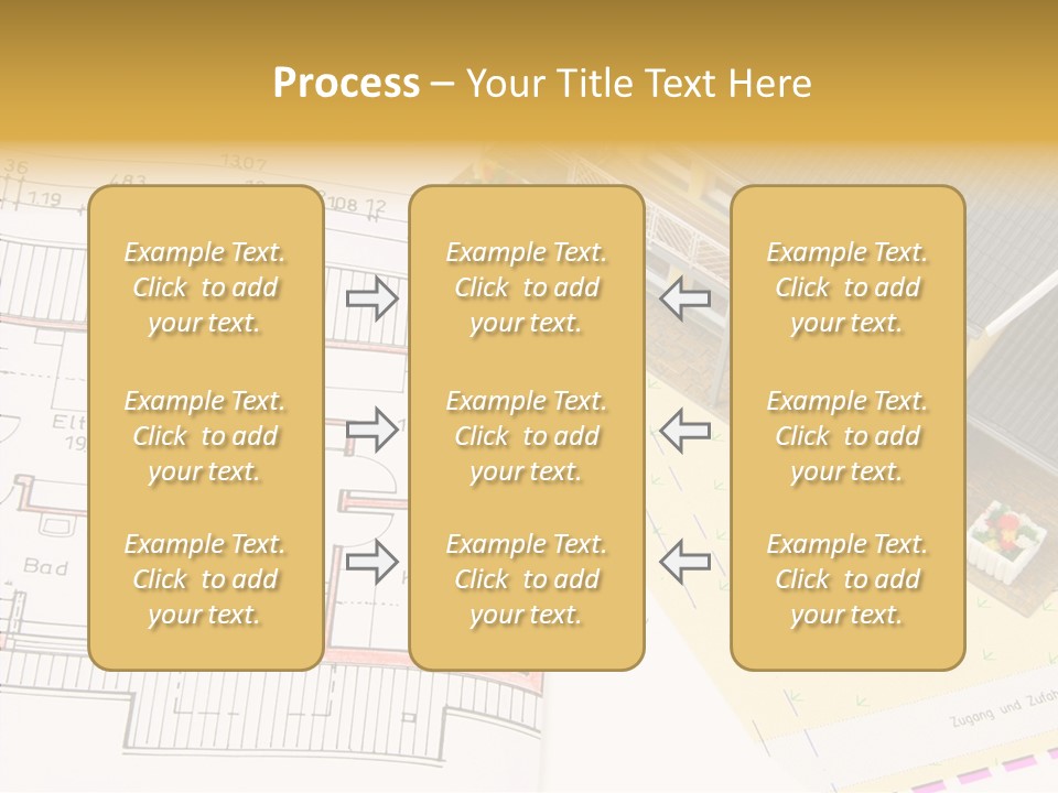 Alternative Energy Architecture Model Blueprint PowerPoint Template