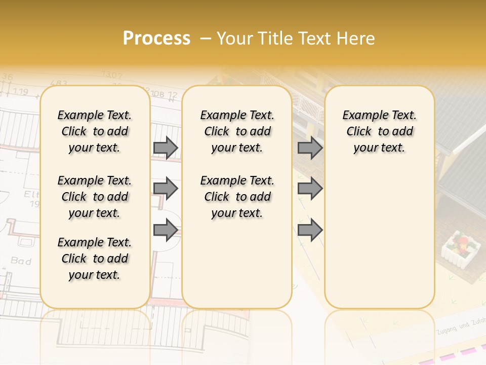 Alternative Energy Architecture Model Blueprint PowerPoint Template