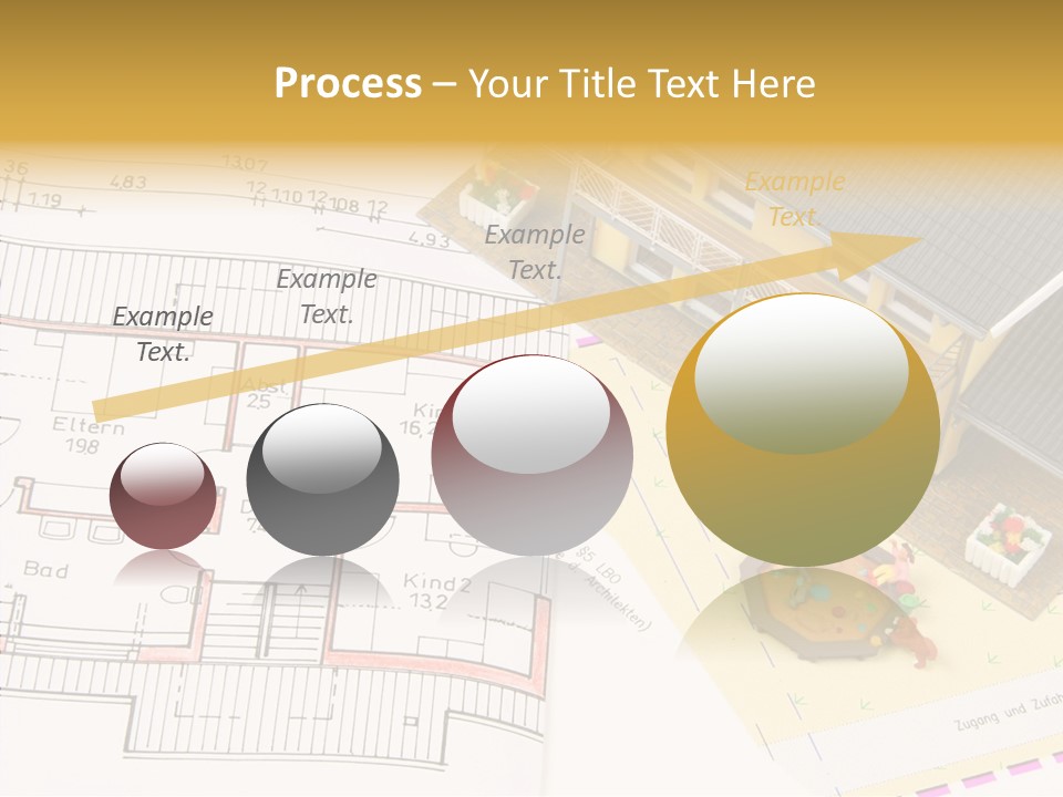 Alternative Energy Architecture Model Blueprint PowerPoint Template