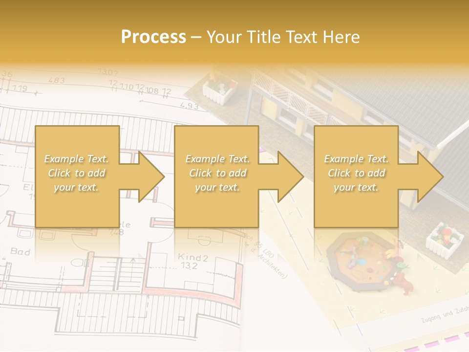 Alternative Energy Architecture Model Blueprint PowerPoint Template