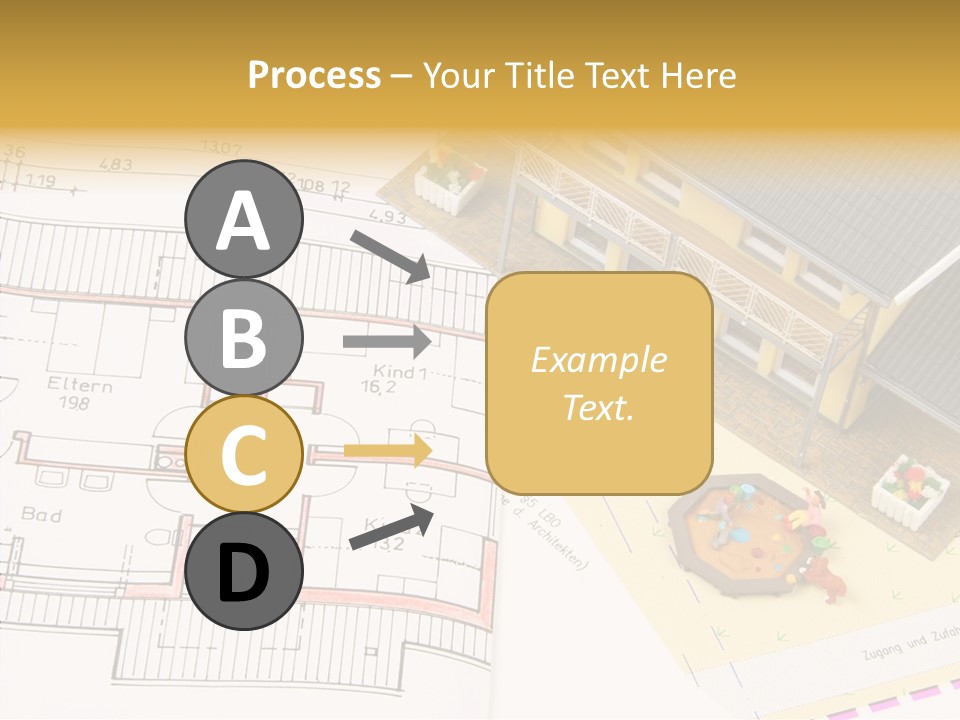 Alternative Energy Architecture Model Blueprint PowerPoint Template